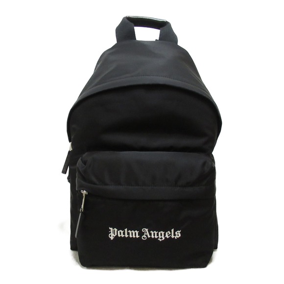 Palm Angels Nylon Men's Women's Rucksack Backpack Black - Picture 2 of 9